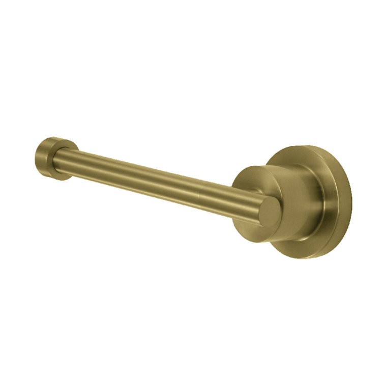 Brushed Brass Modern Toilet Paper Holder