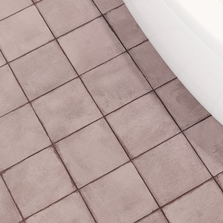 Coronado 8" x 8" Matte Pink Porcelain Tile
