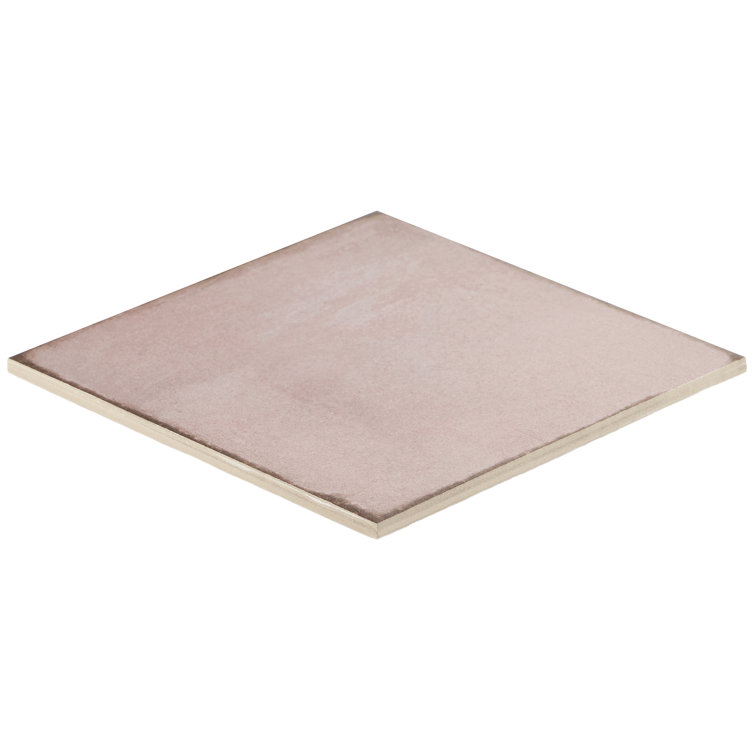 Coronado 8" x 8" Matte Pink Porcelain Tile