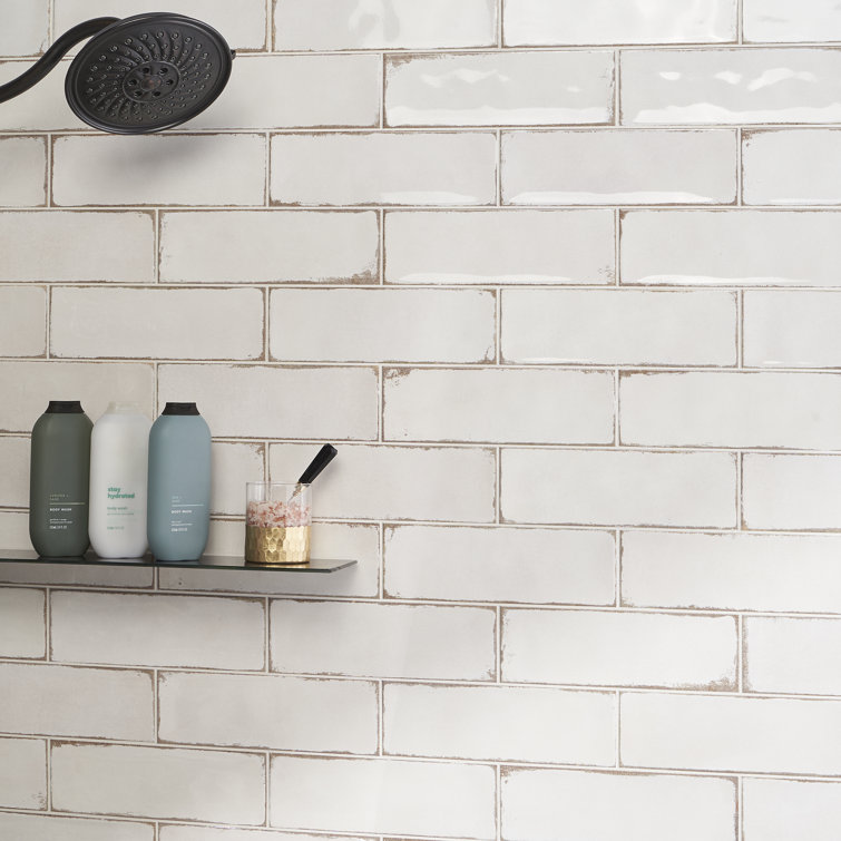 Santa Fe 4" x 12" Ceramic Fabric Look Subway Tile