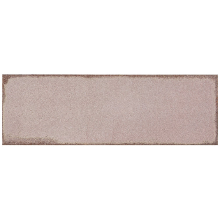 Coronado Polished Pink Ceramic 4x12 Subway Tile