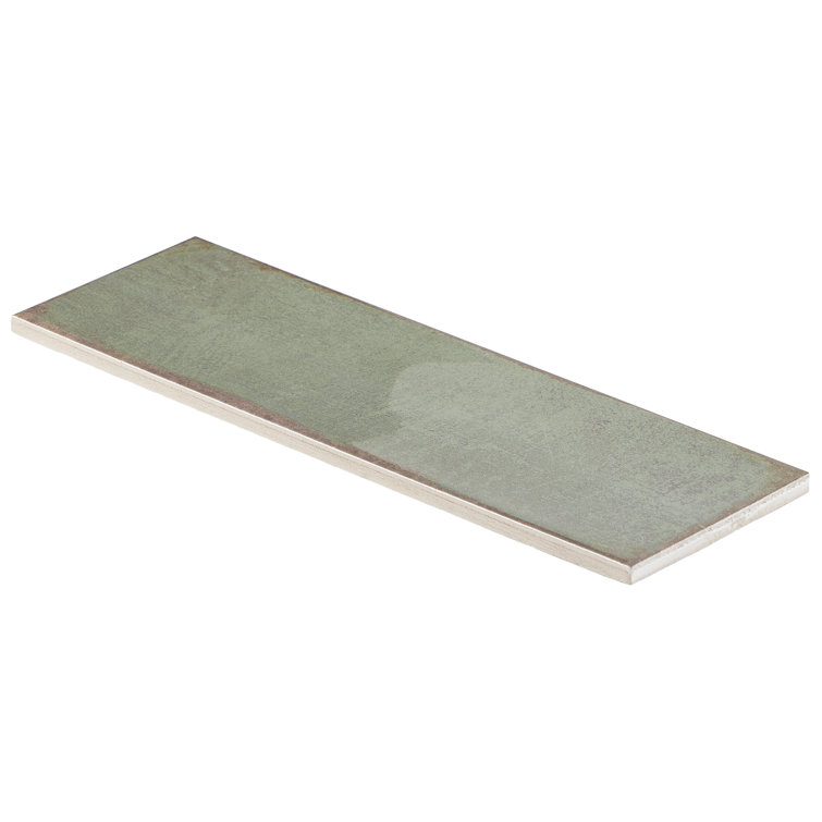Santa Fe Green Handcrafted 4" x 12" Ceramic Subway Wall Tile