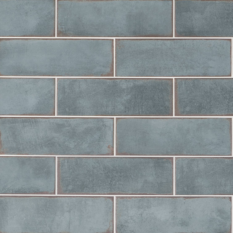 Coronado 4" x 12" Polished Blue Ceramic Subway Tile