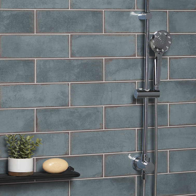 Coronado 4" x 12" Polished Blue Ceramic Subway Tile