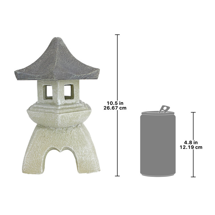 Medium Pagoda Lantern in Designer Resin