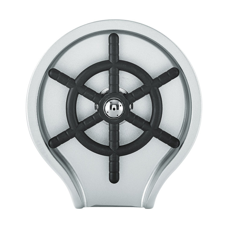 Chrome Glass Rinser with Powerful Jets and Polished Finish