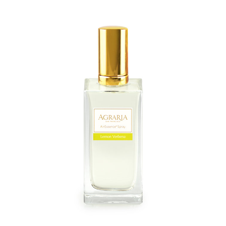 Lemon Verbena Gold-Capped Glass Room Spray Bottle