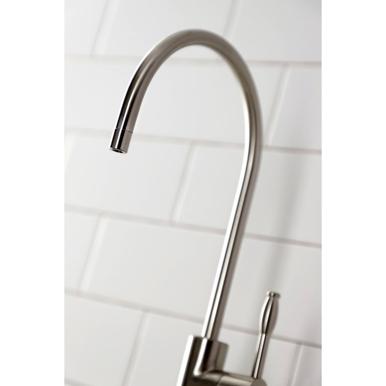 Brushed Nickel Single-Handle Water Filtration Faucet
