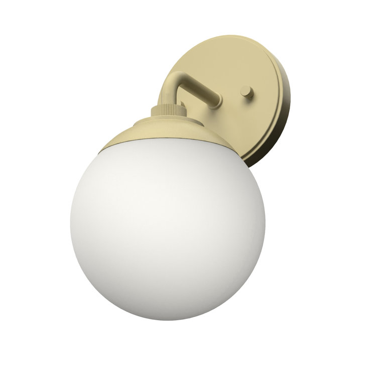Hepburn Mid-Century Modern Brass Dimmable Wall Sconce