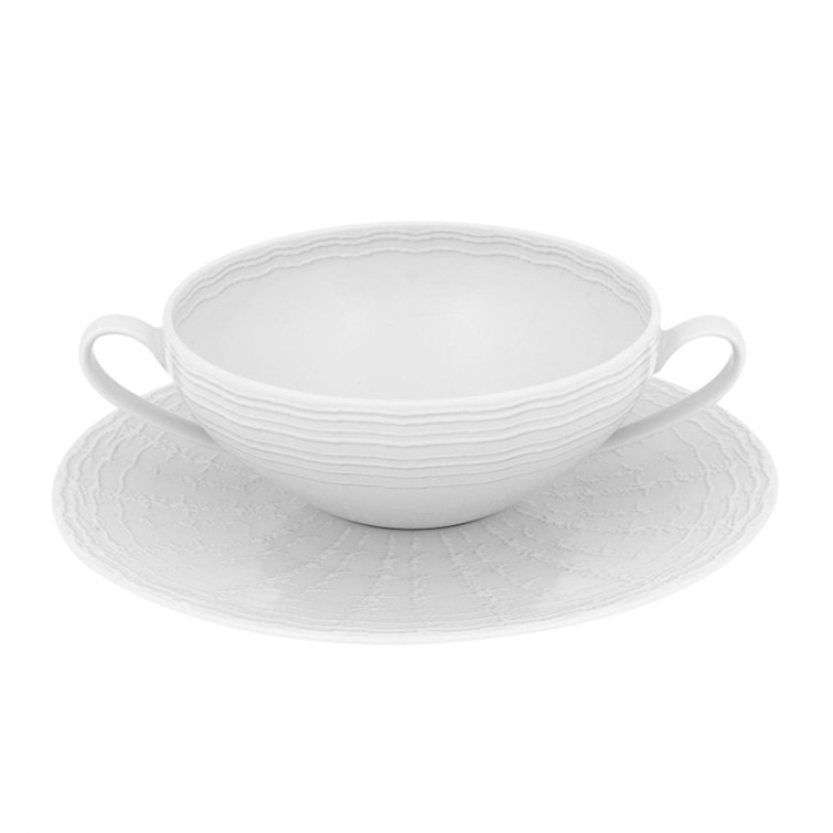 White Porcelain 20-Piece Dinnerware Set, Service for 4