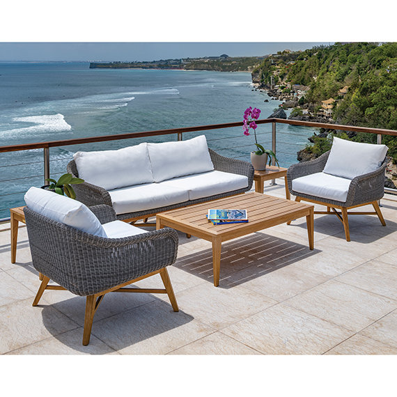 Tribeca Rectangular Grade A Teak Outdoor Coffee Table