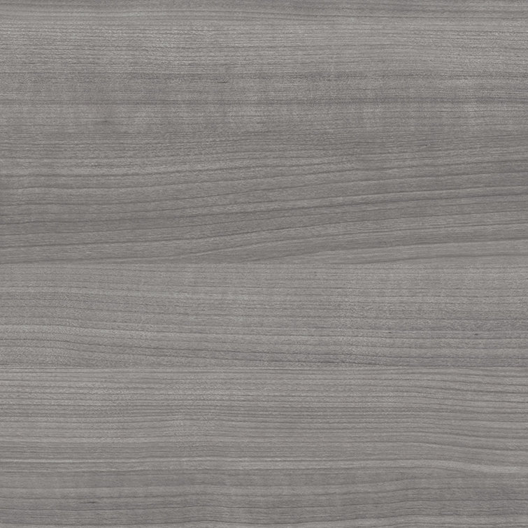 Platinum Gray Contemporary U-Shaped Credenza Desk with Drawer