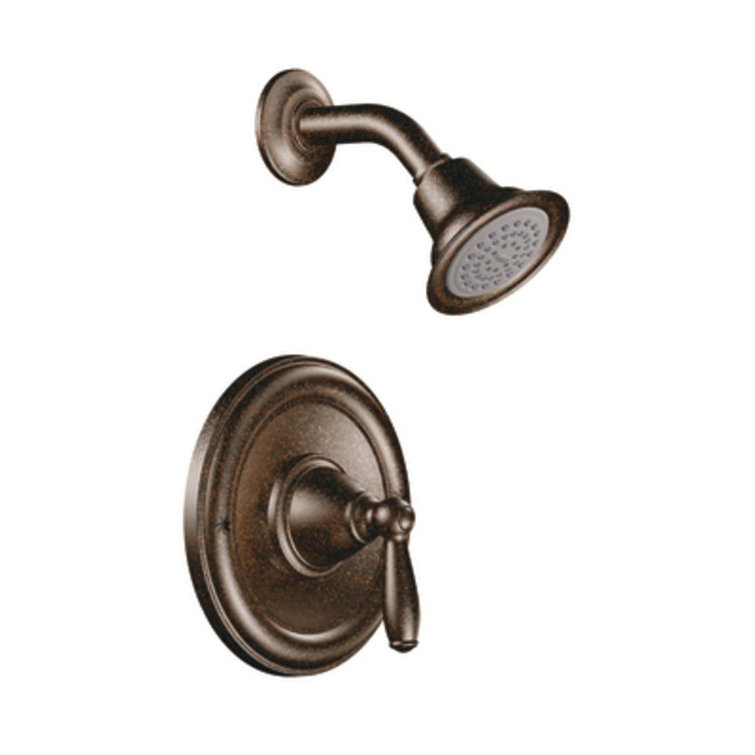 Oil Rubbed Bronze Wall Mounted Shower Faucet Set