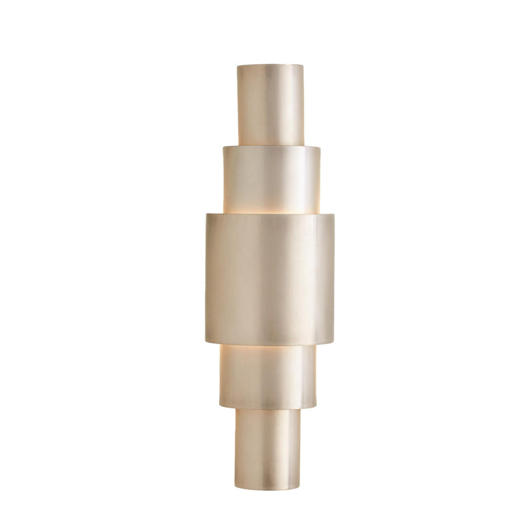 Babylon Concentric Circles Antique Nickel Wall Sconce