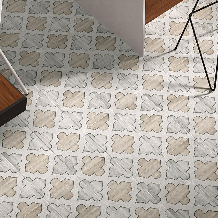 Patras 8x8 Multicolor Matte Porcelain Floor and Wall Tile