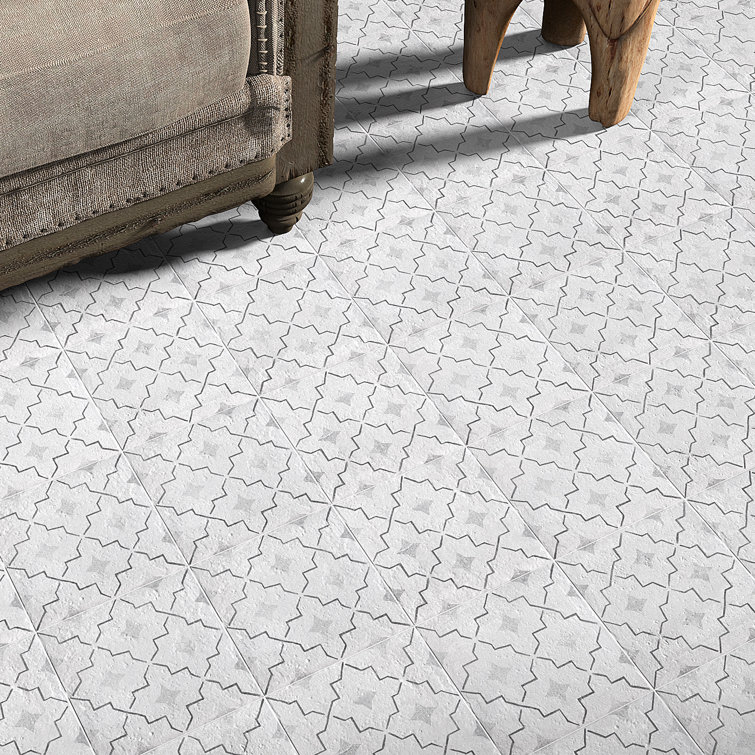 Patras 8x8 Multicolor Matte Porcelain Floor and Wall Tile