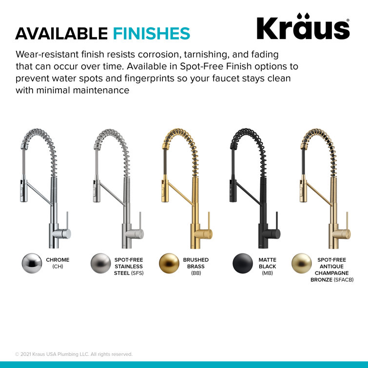 Antique Bronze Commercial Style Pull-Down Kitchen Faucet