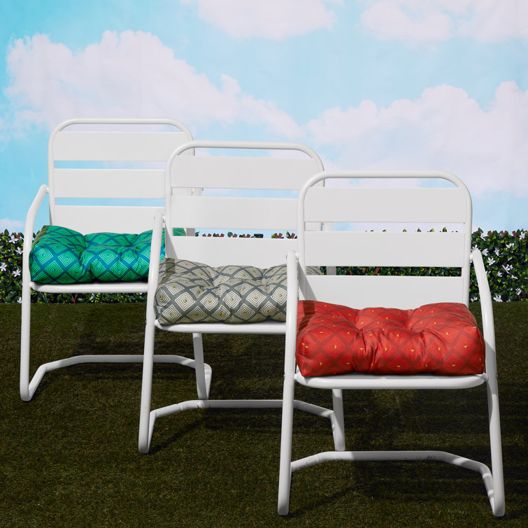 Gull Grey Water-Resistant Indoor/Outdoor Seat Cushion 19 x 19 x 5 Inch