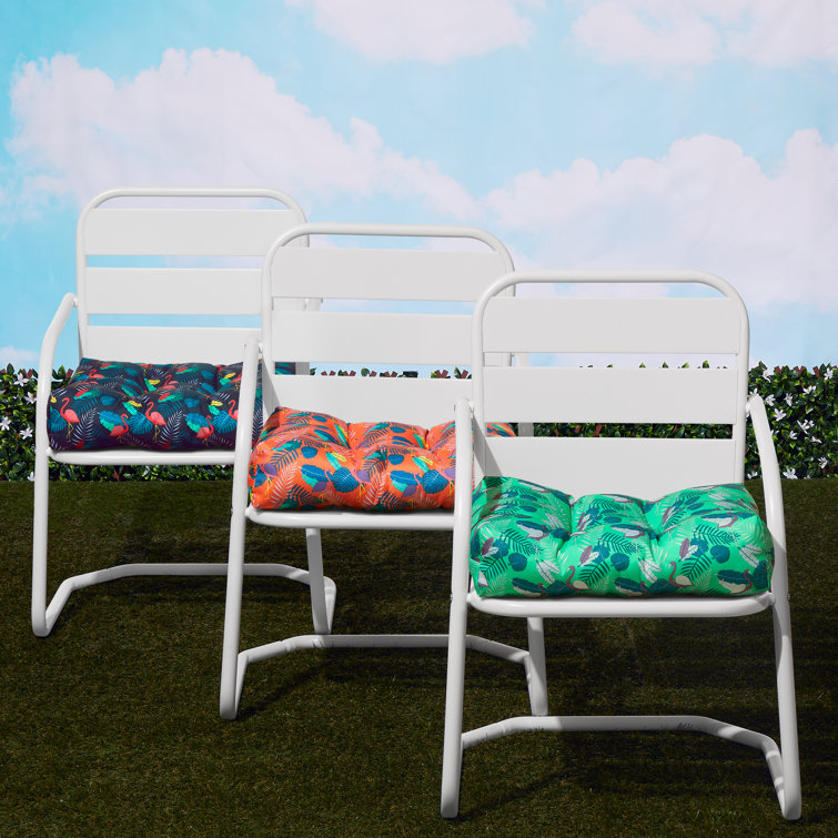Gull Grey Water-Resistant Indoor/Outdoor Seat Cushion 19 x 19 x 5 Inch