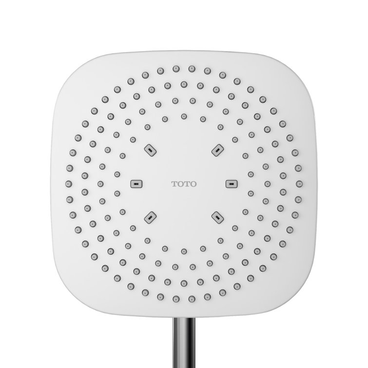 Modern Chrome Square Rain Shower Head with Comfort Wave Technology