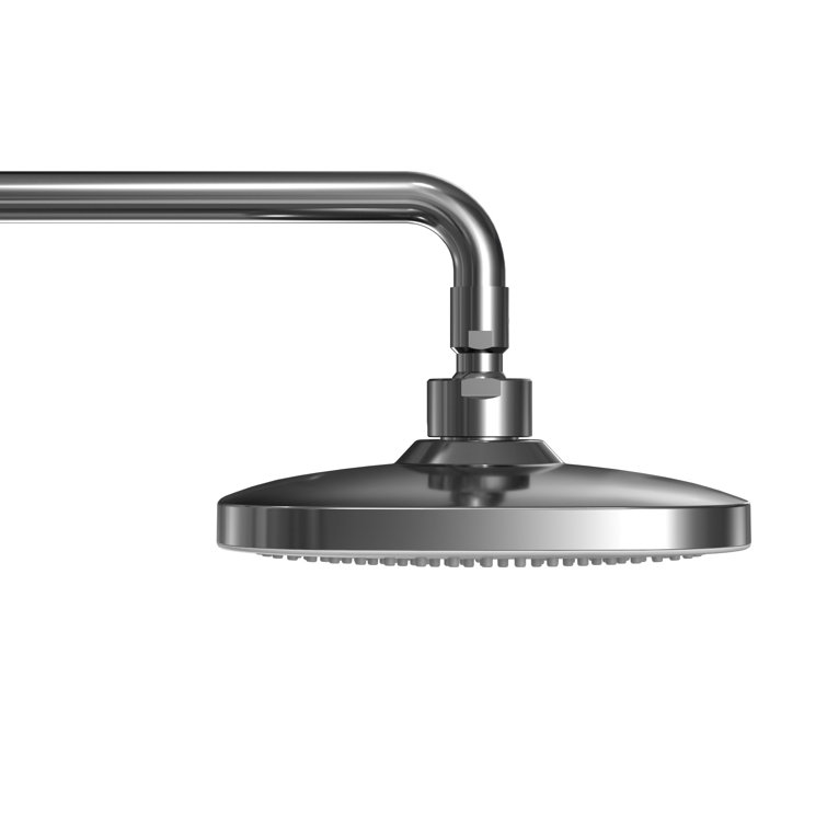 Modern Chrome Square Rain Shower Head with Comfort Wave Technology