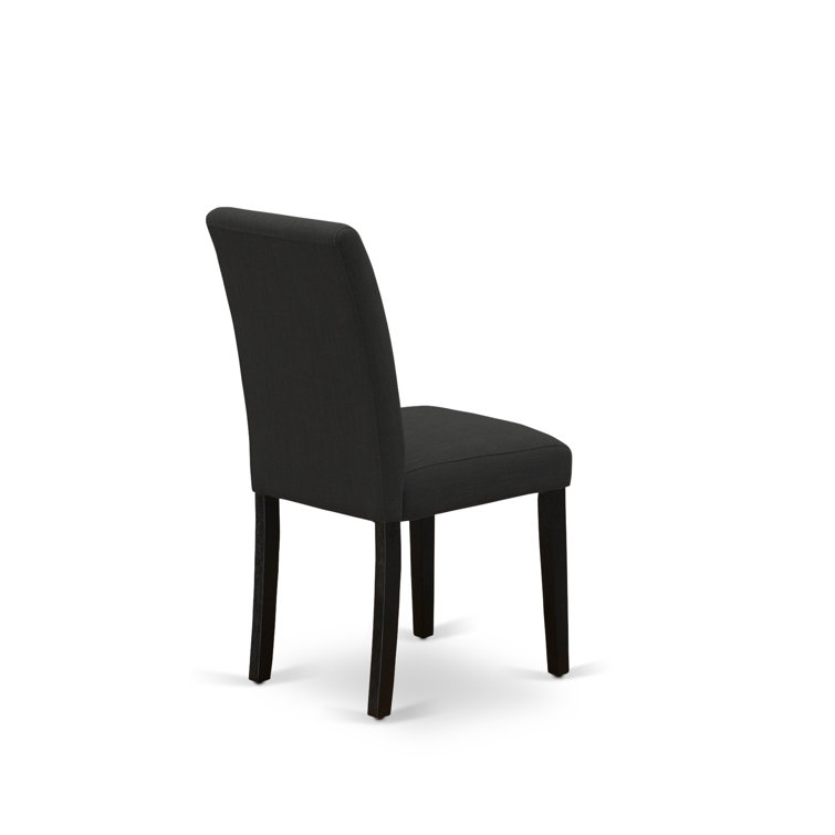 Linen White Modern Dining Set with Light Sable Chairs - 72x30