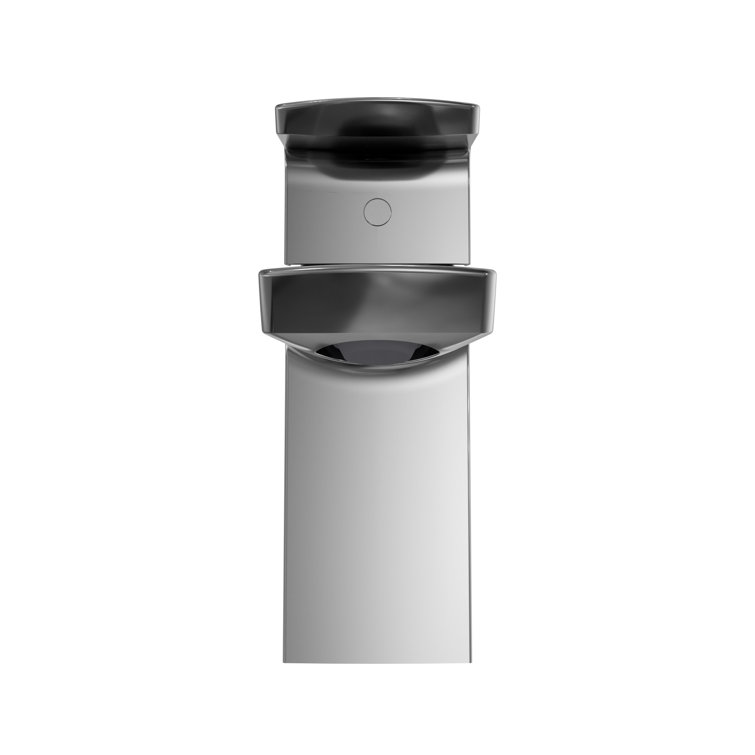 Polished Nickel 5.25" Modern Single Hole Faucet with Drain Assembly