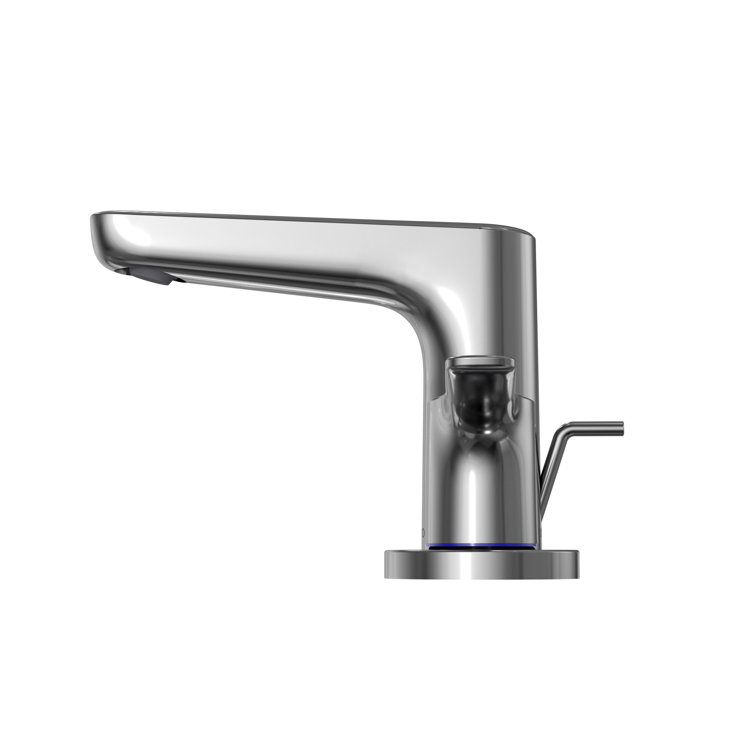 Polished Nickel 11'' Modern Widespread Bathroom Faucet