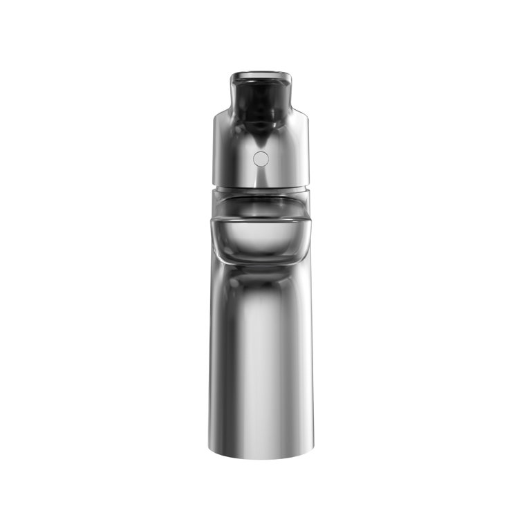 Polished Nickel 6 7/8" Modern Single Hole Faucet with Comfort Glide Technology