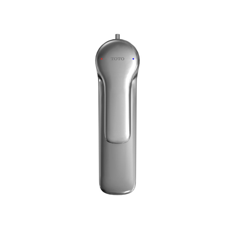 Polished Nickel 6 7/8" Modern Single Hole Faucet with Comfort Glide Technology