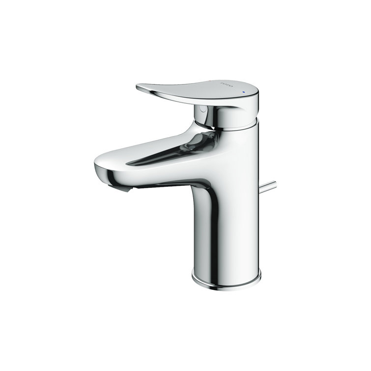 Sleek Chrome 1.2 GPM Single Handle Bathroom Faucet with Drain