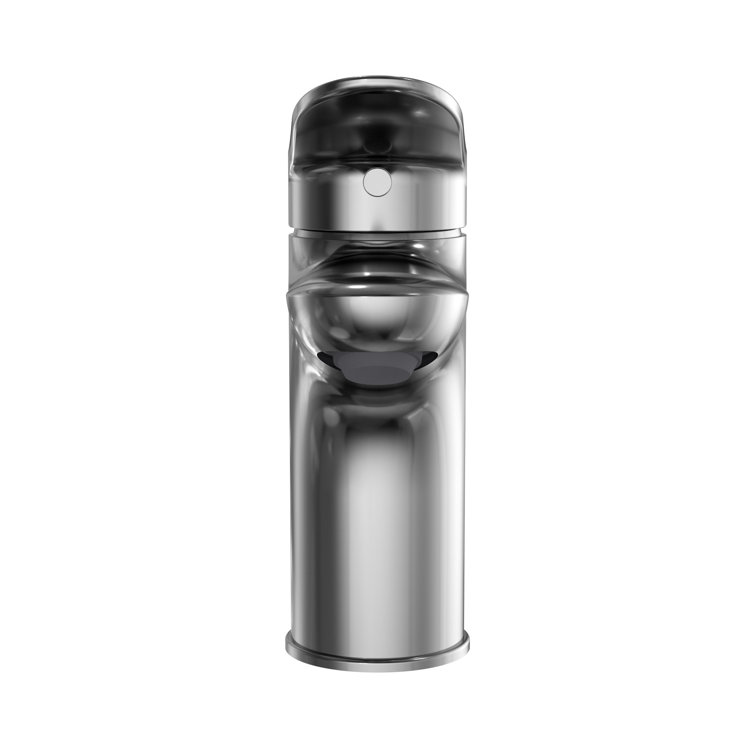Sleek Chrome 1.2 GPM Single Handle Bathroom Faucet with Drain