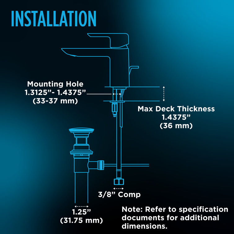 Sleek Polished Chrome Single Hole Bathroom Faucet with Ceramic Disc Valve