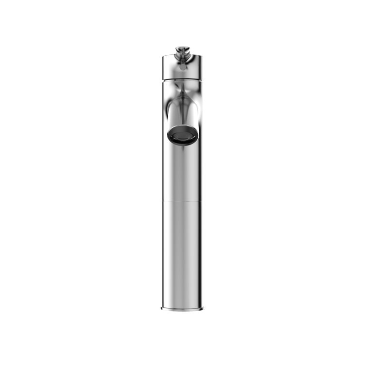 Sleek Chrome 10.5'' Modern Single-Hole Brass Vessel Faucet