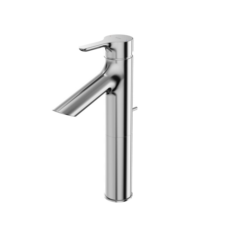 Sleek Chrome 10.5'' Modern Single-Hole Brass Vessel Faucet