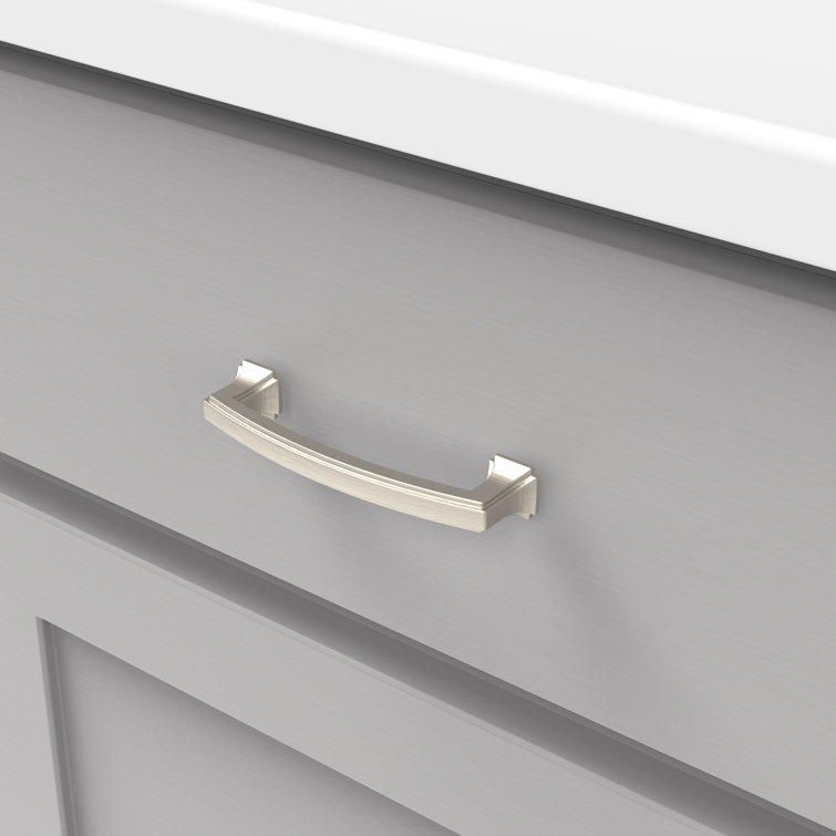 Satin Nickel Brushed Cabinet Drawer Pulls 10-Pack