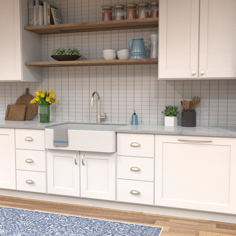 Satin Nickel 3" Modern Farmhouse Cabinet Pulls with Mounting Hardware