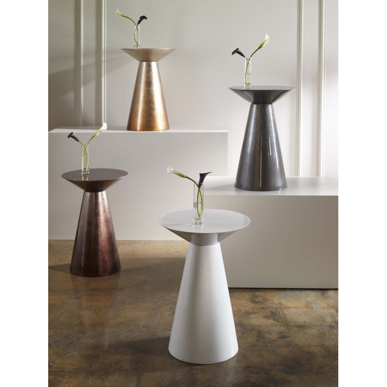 Iced Shadow Metal Cone Base Spot Table