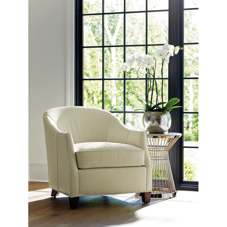 Ariana Escala Luxe Genuine Leather Pub Chair