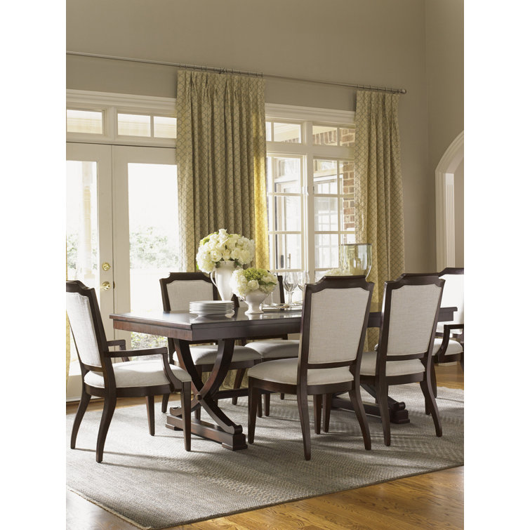 Transitional Ivory Upholstered Wood Side Chair 20.5"