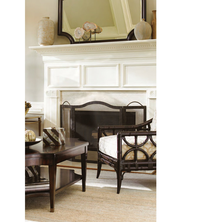 Richmond Transitional Rectangular Brown Mahogany Cocktail Table