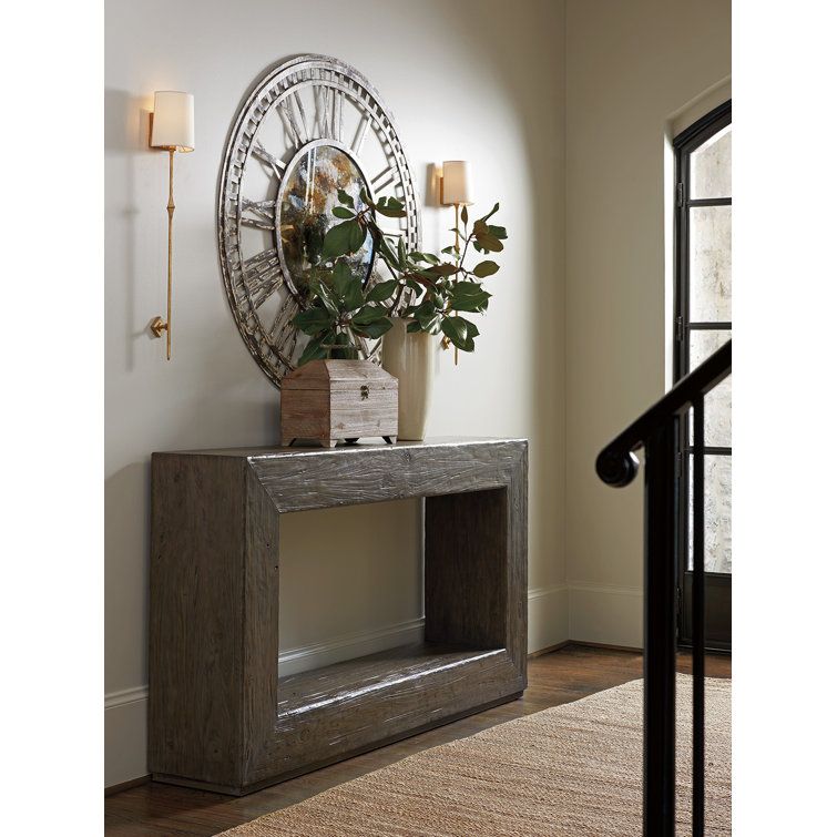 Cypress Point Smoke Gray 68'' Transitional Rectangular Console Table
