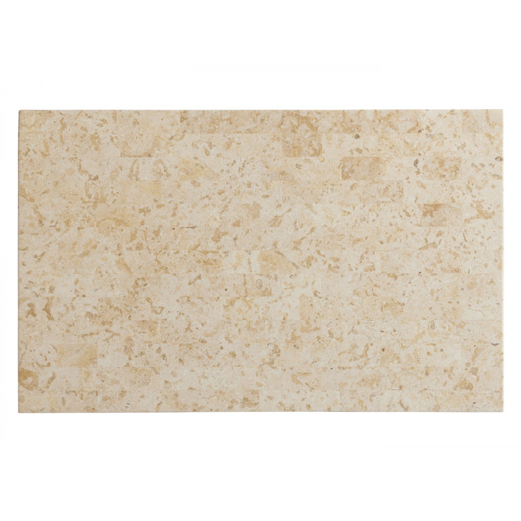 Los Altos Valley View 48" Brown and Cream Rectangular Cocktail Table