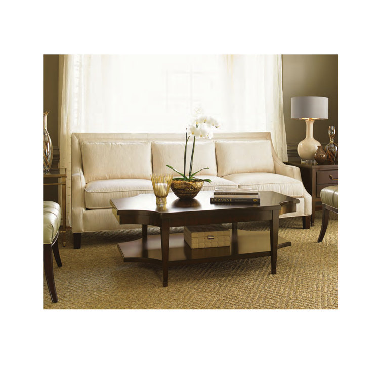 Richmond Transitional Rectangular Brown Mahogany Cocktail Table
