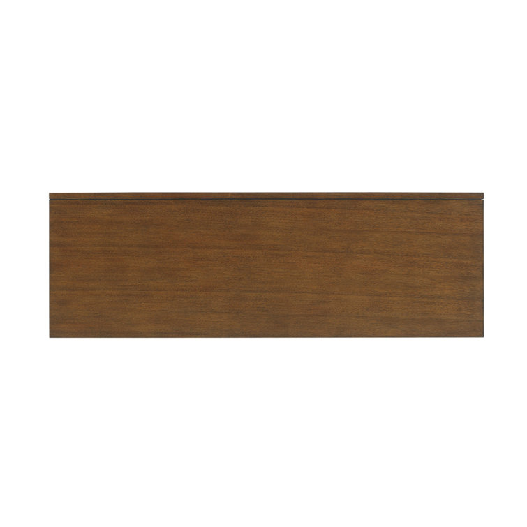Brown Transitional 6-Drawer Dresser with Walnut Finish