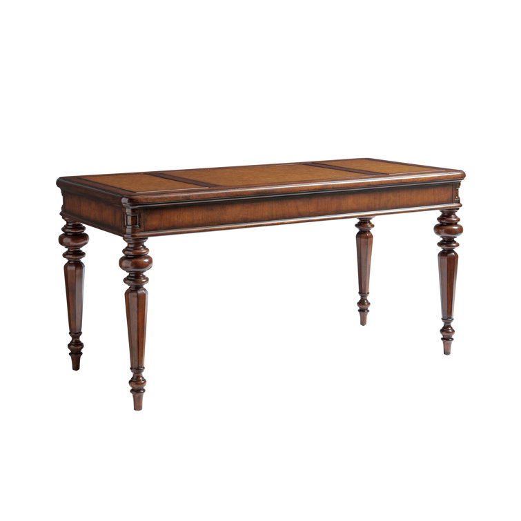 Rosslyn Traditional Cherry Wood Home Office Desk with 3 Drawers