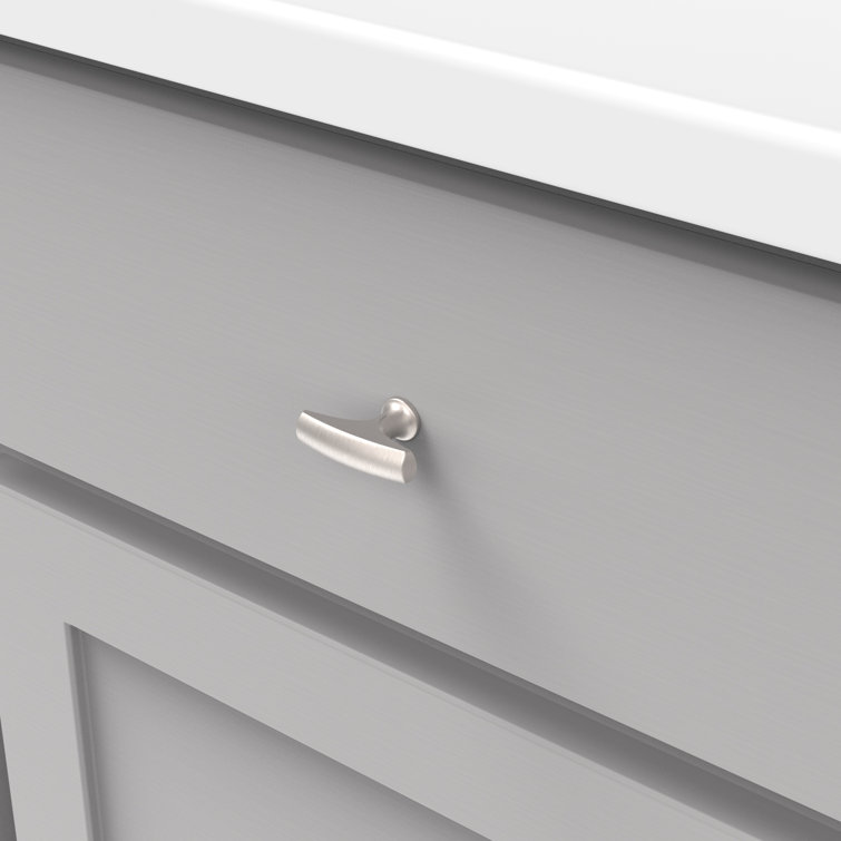Greenwich Stainless Steel Modern Bar Knob with Mounting Hardware