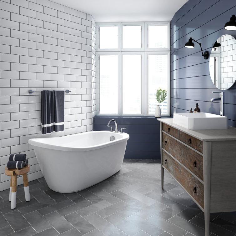 Piccolo Elegance Brushed Nickel Double Handle Roman Tub Faucet