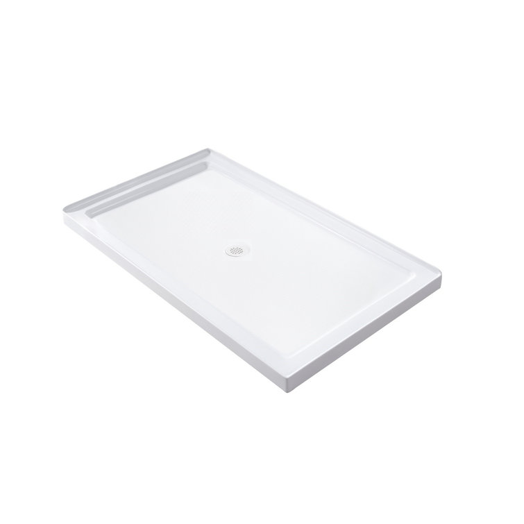 Langham 60" Frameless Sliding Shower Door with Chrome Finish