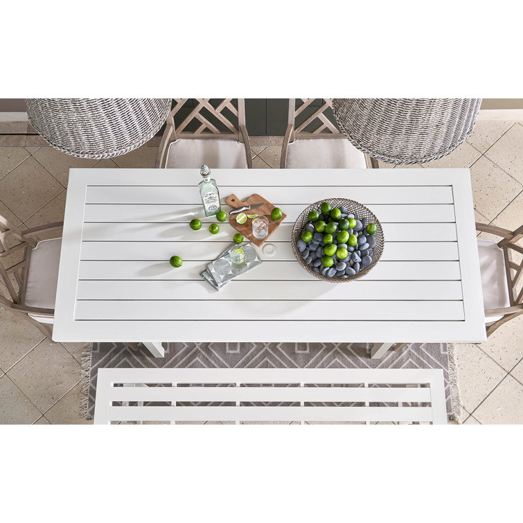 Augustine Whitewashed Wicker 1-Light Outdoor Pendant